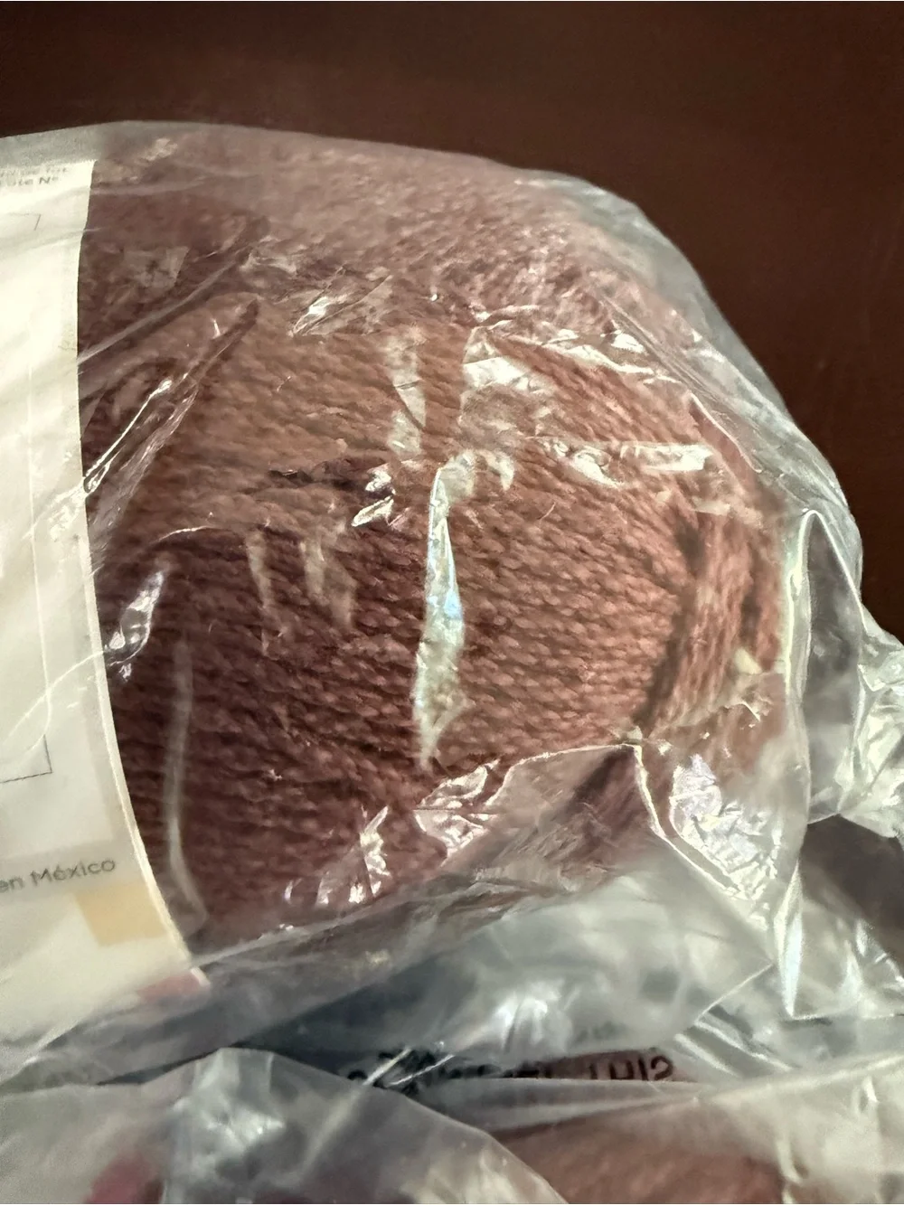 Lion Brand Yarn 24/7 Cotton- 2 Skeins Coffee Beans - Deep Brown